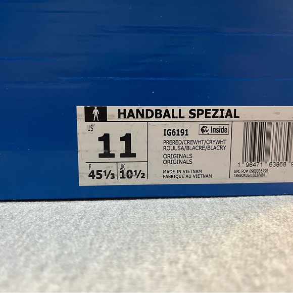 Adidas Handball Spezial Red Orange Gum Athletic Men's Shoe Size 11 IG6191 - Picture 11 of 11